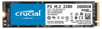 Crucial P2 2 TB M.2 PCI Express 3.0 NVMe