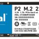 Crucial P2 2 TB M.2 PCI Express 3.0 NVMe 2