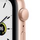 Apple Watch SE GPS, 44mm Cassa in Alluminio color Oro con Cinturino Sport Galassia 3