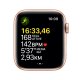 Apple Watch SE GPS, 44mm Cassa in Alluminio color Oro con Cinturino Sport Galassia 4