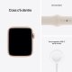 Apple Watch SE GPS, 44mm Cassa in Alluminio color Oro con Cinturino Sport Galassia 9