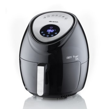 Ariete 4618 Airy Fryer XXL - Friggitrice ad Aria - Frigge 2,5 kg di Patatine Fritte - 7 Litri - Cottura Senza Olio e Grassi - 1800 Watt - Nero