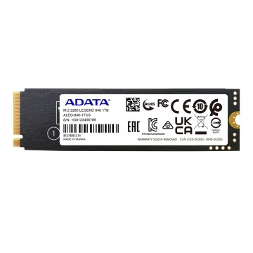 ADATA LEGEND 840 1 TB M.2 PCI Express 4.0 NVMe 3D NAND