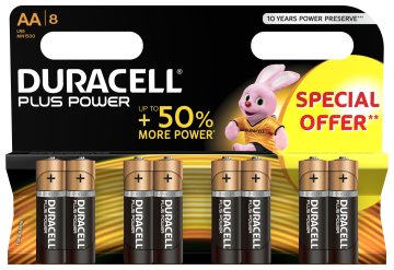 Duracell Plus Power Batteria monouso Stilo AA Alcalino