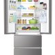 Haier HB17FPAAA frigorifero side-by-side Libera installazione 446 L E Platino, Acciaio inossidabile 5