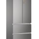 Haier HB17FPAAA frigorifero side-by-side Libera installazione 446 L E Platino, Acciaio inox 6
