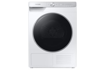 Samsung DV90T8240SH/S3 asciugatrice a caricamento frontale Silent Dry 9 kg Classe A+++, Porta nero/inox + Panel argento