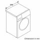 Bosch Serie 8 WAX32KH0IT lavatrice Caricamento frontale 10 kg 1600 Giri/min Bianco 7