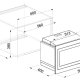 MICROONDE PLANO MW K96 WHITE - FKSP28196WS 3