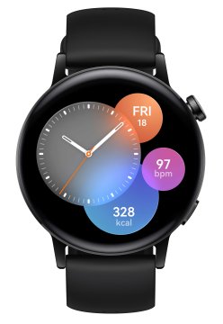 Huawei WATCH GT 3 3,35 cm (1.32") AMOLED 42 mm Digitale 466 x 466 Pixel Touch screen Nero GPS (satellitare)