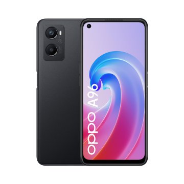 OPPO A96 Smartphone, NFC, Fotocamera principale da 50 Mp+AI e frontale da 16Mp, Display 6.59” 90HZ, 5000mAh, RAM 8GB+128GB espand. (1TB), [Extra Garanzia 24+6 Mesi Versione Italiana] Starry Nero