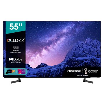 Hisense 55A80G TV 138,7 cm (54.6") 4K Ultra HD Smart TV Wi-Fi Nero, Grigio 135 cd/m²