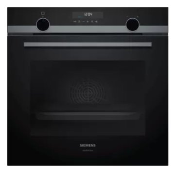 Siemens iQ500 HB418G5B6 forno 71 L Nero, Acciaio inox