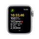 Apple Watch SE GPS, 40mm Cassa in Alluminio color Argento con Cinturino Sport Azzurro 4