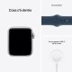 Apple Watch SE GPS, 40mm Cassa in Alluminio color Argento con Cinturino Sport Azzurro 9