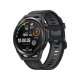 Huawei WATCH GT Runner-B19S,Black Durable Polymer Fiber Case,Black Soft Silicone Strap 2