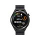 Huawei WATCH GT Runner-B19S,Black Durable Polymer Fiber Case,Black Soft Silicone Strap 3