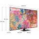 Samsung Series 8 TV QLED 4K 55” QE55Q80B Smart TV Wi-Fi Carbon Silver 2022, Processore Quantum 4K, Quantum HDR, Contrasti profondi, Suono 3D 11