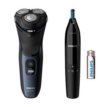 Philips 3000 series Shaver series 3000 S3134/57 Rasoio elettrico Wet & Dry, Serie 3000