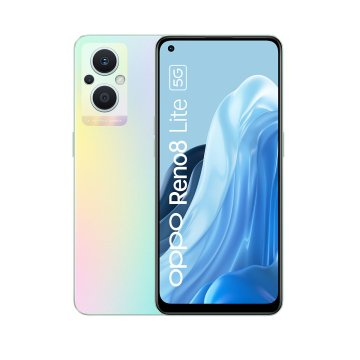 OPPO Reno RENO8 Lite Smartphone, AI Tripla fotocamera 64+2+2MP, Display 6.4” 60HZ AMOLED, 4500mAh, RAM 8GB(Esp 10GB/11GB/13GB) + ROM 128GB espand.(1TB), Rainbow Spectrum