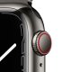 Apple Watch Series 7 GPS + Cellular, 45mm Cassa in Acciaio inossidabile Grafite con Maglia Milanese Grafite 4