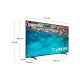 Samsung Series 8 TV Crystal UHD 4K 55” UE55BU8070 Smart TV Wi-Fi Black 2022, Processore Crystal 4K, HDR, Colori reali, Suono ottimizzato 12