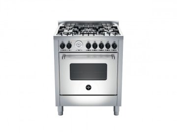 Bertazzoni La Germania Americana AMN765EXT cucina Elettrico Gas Acciaio inox