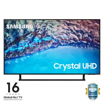 Samsung Series 8 TV Crystal UHD 4K 43” UE43BU8570 Smart TV Wi-Fi Nero 2022, Ultra sottile, Colori reali, Gaming mode, Suono dinamico