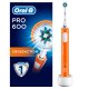 Oral-B PRO Spazzolino elettrico ricaricabile 600 CrossAction Orange Edition Braun 2