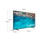 Samsung Series 8 TV Crystal UHD 4K 43” UE43BU8070 Smart TV Wi-Fi Black 2022, Processore Crystal 4K, HDR, Colori reali, Suono ottimizzato 12