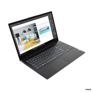 Lenovo V V15 AMD Ryzen™ 5 5500U Computer portatile 39,6 cm (15.6") Full HD 8 GB DDR4-SDRAM 512 GB SSD Wi-Fi 5 (802.11ac) Windows 11 Home Nero