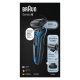 Braun Series 6 61-B1200s Rasoio Trimmer Nero, Blu 13