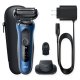 Braun Series 6 61-B1200s Rasoio Trimmer Nero, Blu 10