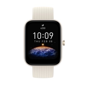 Amazfit Bip 3 Pro 4,29 cm (1.69") TFT 44 mm Digitale 240 x 280 Pixel Touch screen Crema GPS (satellitare)