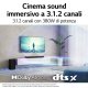 LG Soundbar S75Q 380W 3.1.2 canali, Meridian, Dolby Atmos, NOVITÀ 2022 4
