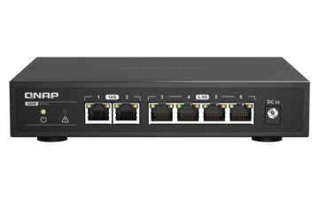 QNAP QSW-2104-2T switch di rete Non gestito 2.5G Ethernet (100/1000/2500) Nero