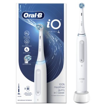 Oral-B iO SERIES 4 BLANC Adulto Spazzolino rotante Bianco