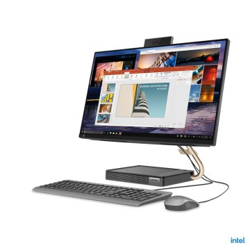 Lenovo IdeaCentre AIO 5 24IOB6 Intel® Core™ i5 i5-11400T 60,5 cm (23.8") 1920 x 1080 Pixel Touch screen All-in-One workstation 16 GB DDR4-SDRAM 512 GB SSD NVIDIA GeForce MX450 Windows 11 Home Wi-Fi 6 