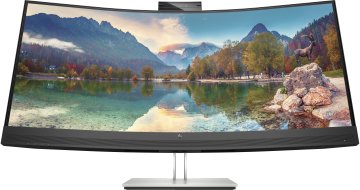 HP E34m G4 WQHD Curved USB-C Conferencing Monitor Monitor PC