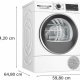 Bosch Serie 6 WQG245A0IT Asciugatrice a pompa di calore 9 kg Classe A++ 8