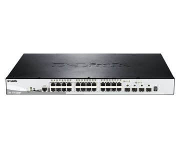 28-PORT  GIGABIT STACKABLE POE + 4 10G SFP+ PORTS