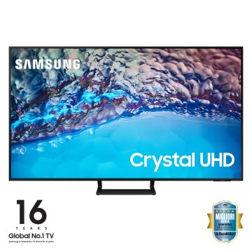 Samsung Series 8 TV Crystal UHD 4K 55” UE55BU8570 Smart TV Wi-Fi Nero 2022, Ultra sottile, Colori reali, Gaming mode, Suono dinamico