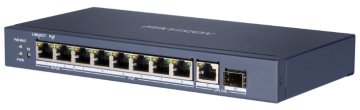 Hikvision DS-3E0510HP-E switch di rete Non gestito Gigabit Ethernet (10/100/1000) Supporto Power over Ethernet (PoE) Blu