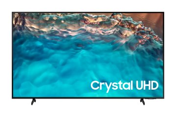 Samsung Series 8 TV Crystal UHD 4K 85” UE85BU8070 Smart TV Wi-Fi Nero 2022, Processore Crystal 4K, HDR, Colori reali, Suono ottimizzato