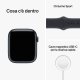 Apple Watch Series 8 GPS 45mm Cassa in Alluminio color Mezzanotte con Cinturino Sport Band Mezzanotte - Regular 10