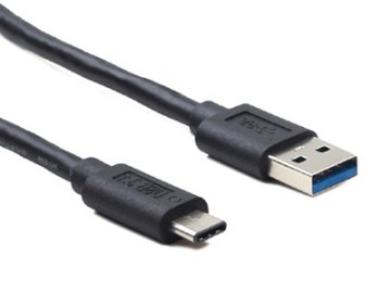 Hamlet XCU3A-UC31-MM10 cavo USB 1 m USB 3.2 Gen 1 (3.1 Gen 1) USB C USB A Nero