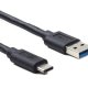 Hamlet XCU3A-UC31-MM10 cavo USB 1 m USB 3.2 Gen 1 (3.1 Gen 1) USB C USB A Nero 2