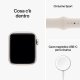 Apple Watch SE GPS 40mm Cassa in Alluminio color Galassia con Cinturino Sport Band Galassia - Regular 9