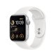 Apple Watch SE GPS 44mm Cassa in Alluminio color Argento con Cinturino Sport Band Bianco - Regular 2