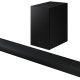 Samsung Soundbar HW-Q700B/ZF con subwoofer 3.1.2 canali 320W 2022, audio 3D wireless ottimizzato, effetto cinema surround 3